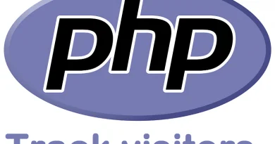 Track visitors PHP Tutorial