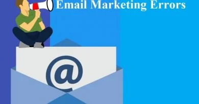 email marketing errors